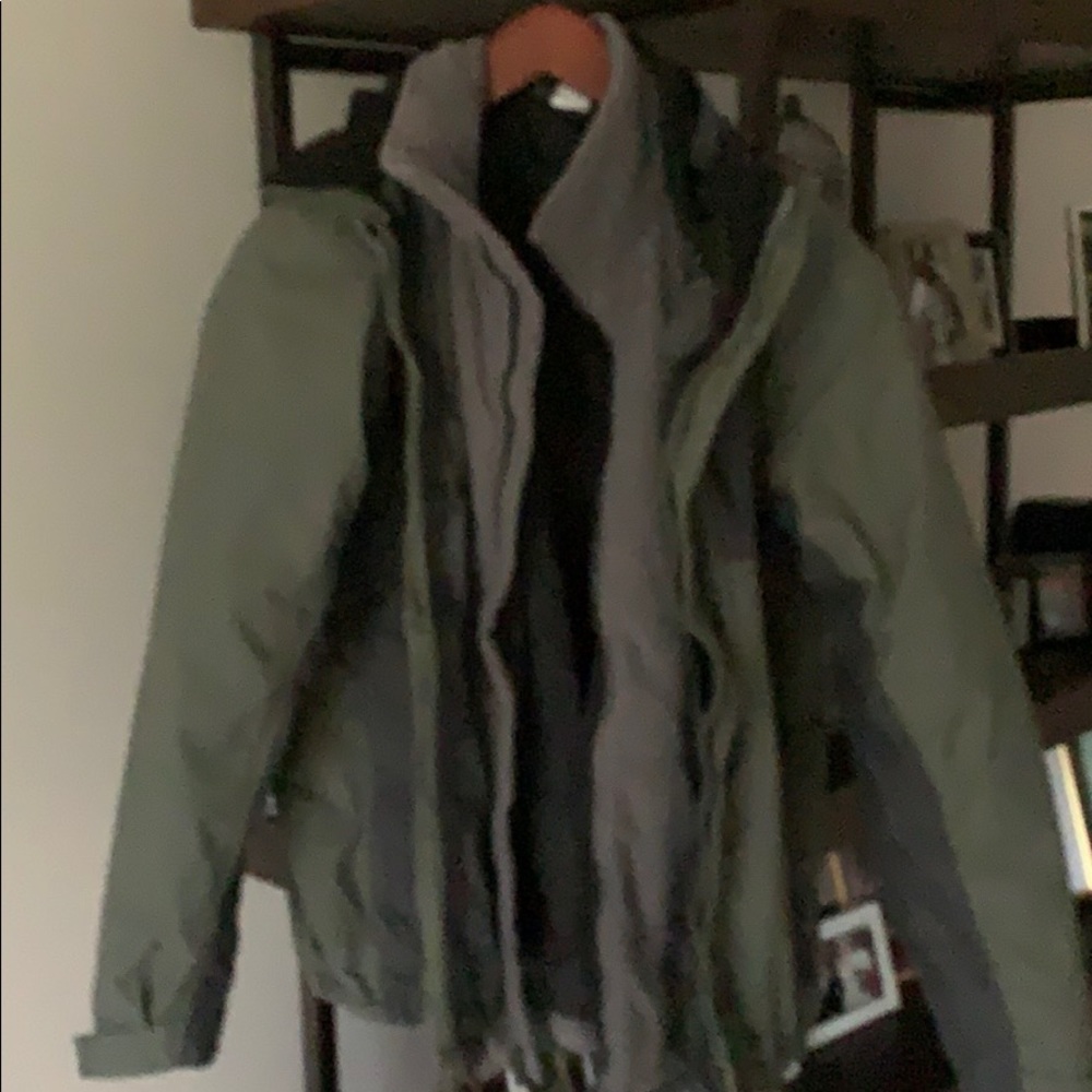 North face men’s double layer jacket